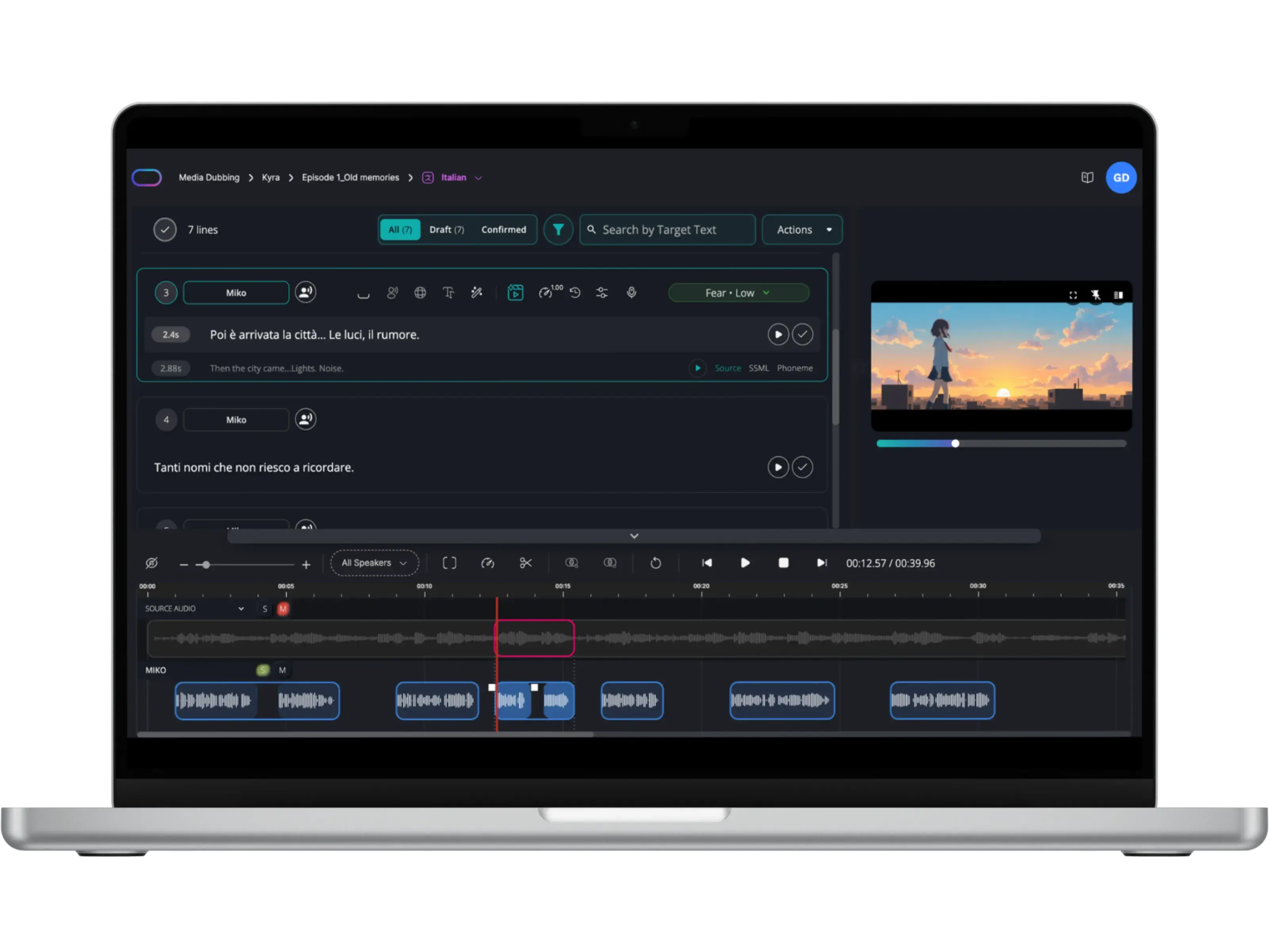 Voiseed Studio interface preview